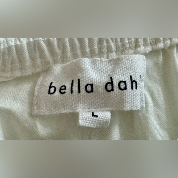BELLA DAHL EUC Sz L Elegant White Women's Blouse - Picture 6 of 8